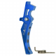 CNC Aluminum Advanced Speed Trigger (Style D) (Blue) for M16 AEG Series