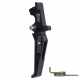 CNC Aluminum Advanced Speed Trigger (Style E) (Black) for M16 AEG Series