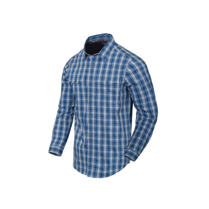 Košile COVERT Concealed Carry, dlouhý rukáv - Ozark Blue Plaid