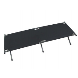 US deckchair folding frame with AL - Black, 190x66x42 cm