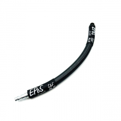 IGL HPA - QD male + 1/8NPT - 20cm hose with holster - steel grey