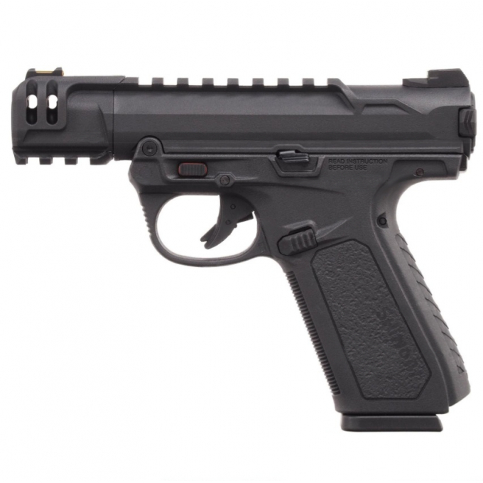 Action Army AAP-01C Assassin Compact Gas Blowback Pistol - Černá