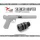 Action Army AAP-01C Assassin Compact Gas Blowback Pistol - Čierna