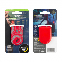 TagLit™ Rechargeable Magnetic LED Marker - red