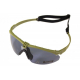 NUPROL Safety Glasses BATTLE PRO'S (with Insert), Smoked Lens - Green