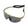 Nuprol Glasses BATTLE PRO'S - Green Frame / Smoked Lense  w/Insert