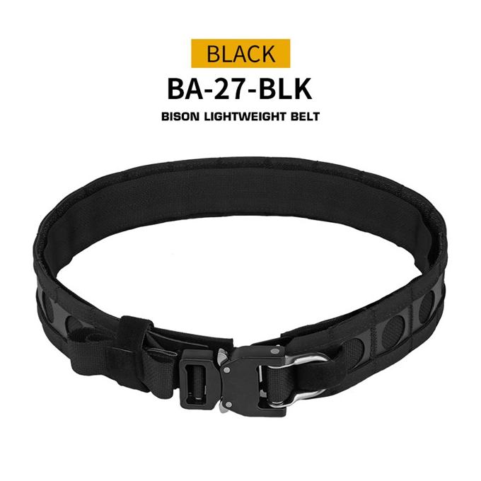 Bison Lightweight Molle Belt 5,3cm - black