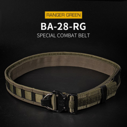 Special Ops shooting belt w/ Molle - Ranger Green