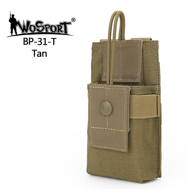 MOLLE Small Radio Pouch - Black