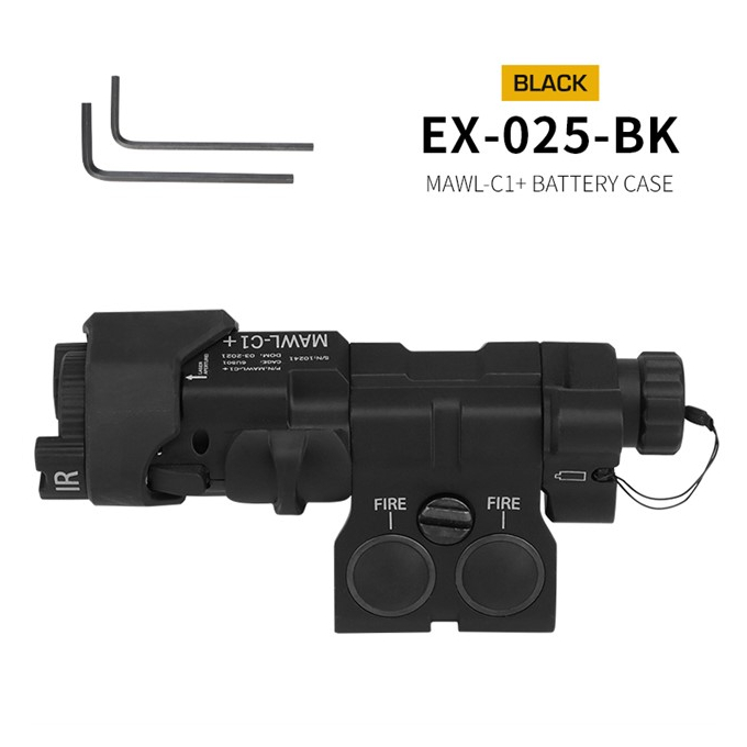 Box na baterii MAWL-C1, černý