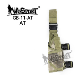 WST Universal Leg Holster TORNADO, Right-Handed - A-Tacs AU