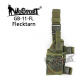 WoSporT univerzálne stehenné púzdro TORNADO, pre pravákov – Flecktarn