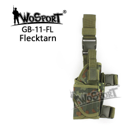 WST Universal Leg Holster TORNADO, Right-Handed - Flecktarn