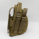 WoSporT Universal MOLLE Pistol Holster, Right Handed – Green