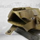 WoSporT Universal MOLLE Pistol Holster, Right Handed – Green