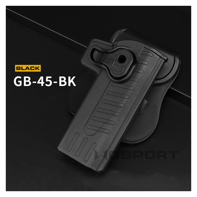 Opaskové pouzdro/ Holster pro modely Hi-Capa - černé