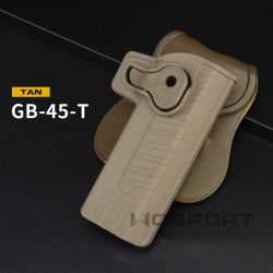 Opaskové pouzdro/ Holster pro modely Hi-Capa - Pískové