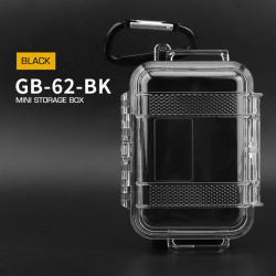 WST Mini Storage box with drawstring 14,5 x 10 x 5 cm - Black