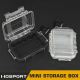 WST Mini Storage box with drawstring 14,5 x 10 x 5 cm - Clear