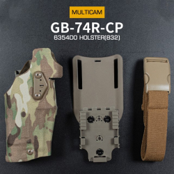 Self-Locking Holster 6354 DO for Glock 17 w/ Flashlight - MC