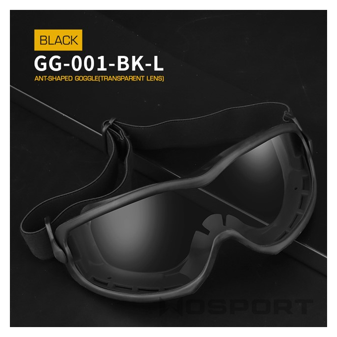 Ant-shaped&nbsp;Goggles - Black, Clear