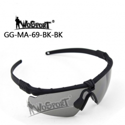 Shooting Safety Goggles MA-69, Black, Dark