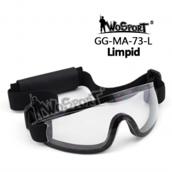 Ochranné taktické brýle MA-73, černé - čiré