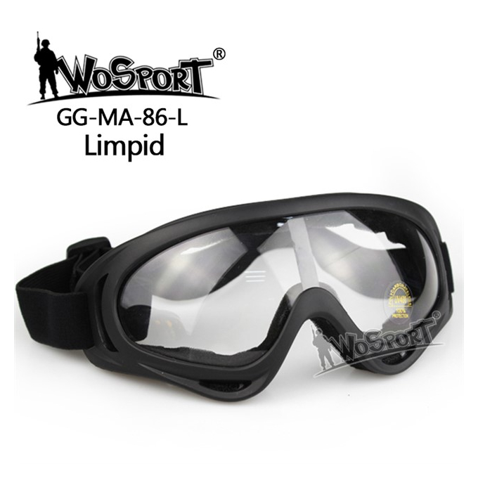Antiglare Goggles MA-86, Black - Clear