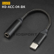 12cm TYPE C Audio adapter cable 3.5mm Headphone adapter