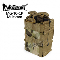 MOLLE Open Double M4 magazine storage bag/Pouch - MC