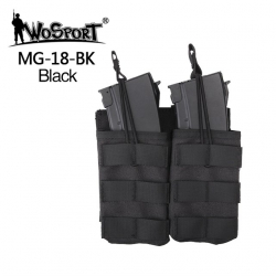 MOLLE Open Dual G36 magazine storage bag/Pouch - Black