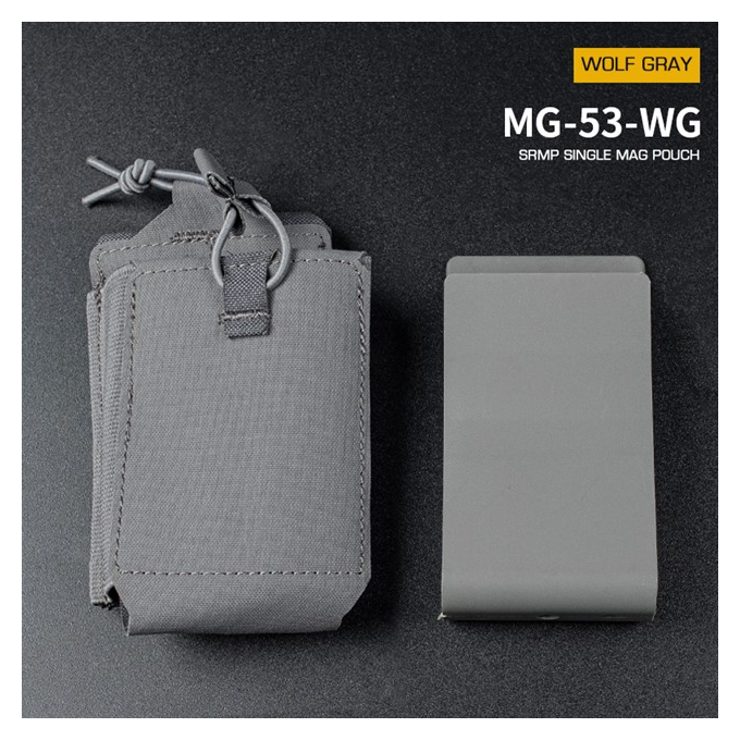 WST SRMP MOLLE Open Rifle Magazine Pouch – Grey