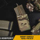 SRMP sumka Single MOLLE na zásobník M4/M16 otevřená - MC