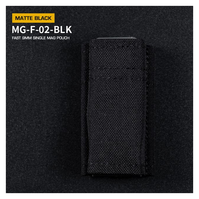 FAST type MOLLE sumka na 9mm pistolové zásobníky - černá