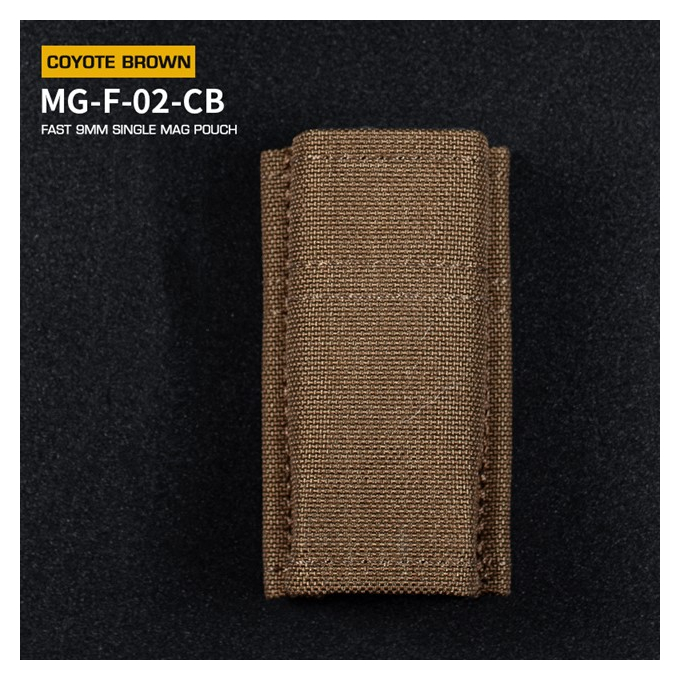 FAST type MOLLE sumka na 9mm pistolové zásobníky - Coyote
