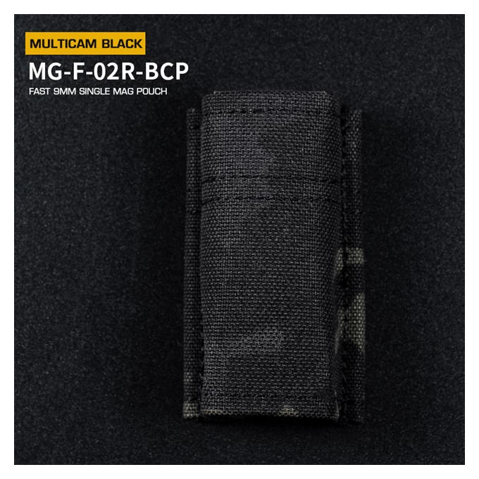 FAST type MOLLE sumka na 9mm pistolové zásobníky - MC Black