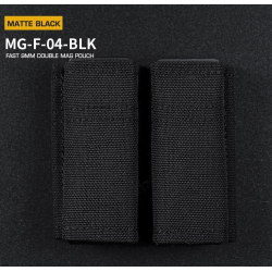 FAST Type Double 9mm Magazine Pouch - Black