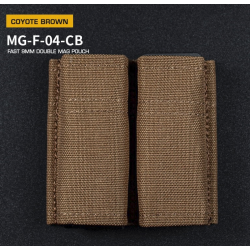 FAST Type Double 9mm Magazine Pouch - coyote