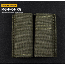 FAST Type Double 9mm Magazine Pouch - Ranger Green