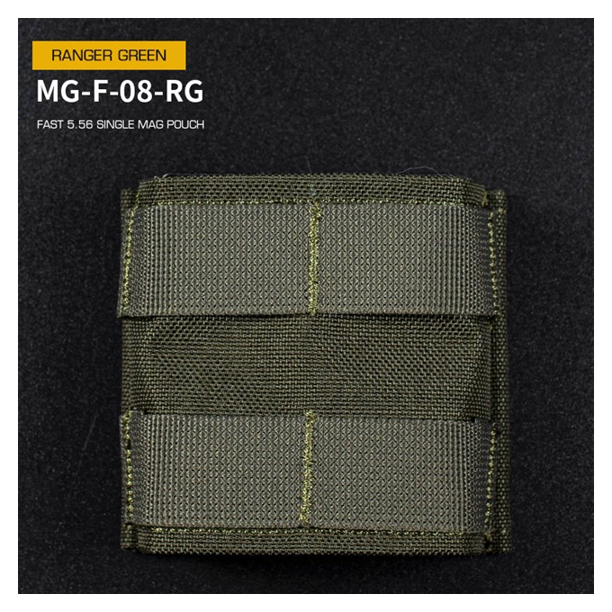 FAST type Single MOLLE sumka na 5.56 zásobníky M4/M16 - Ranger Green