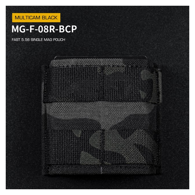 FAST type Single MOLLE sumka na 5.56 zásobníky M4/M16 - MC Black