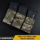 WST FAST Type 5.56 (M4) Triple Magazine MOLLE Pouch – MC