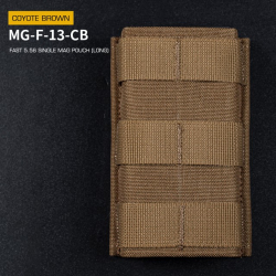 FAST Type Single 5.56 Magazine Pouch (Long) - coyote