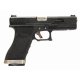 R17 (G001WET-5) Gen4 T5, metal slide, silver barrel, GBB, black
