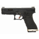 R17 (G001WET-5) Gen4 T5, metal slide, silver barrel, GBB, black