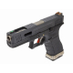 R17 (G001WET-5) Gen4 T5, metal slide, silver barrel, GBB, black