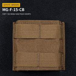 FAST Type Single 7.62 Magazine Pouch (Short) - coyote