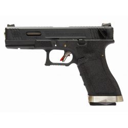 WE R8 GBB T5 Custom V4 Gas Blowback Pistol – Black | ANAREUS