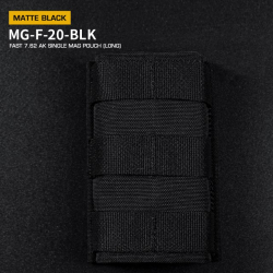 FAST Type Single 7.62 Magazine Pouch for AK - Black