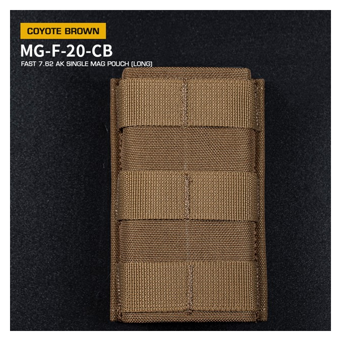 FAST Type Single 7.62 Magazine Pouch for AK - coyote